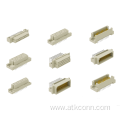 20 Positions Vertical 0.33BType Female PCB Eurocard Connectors